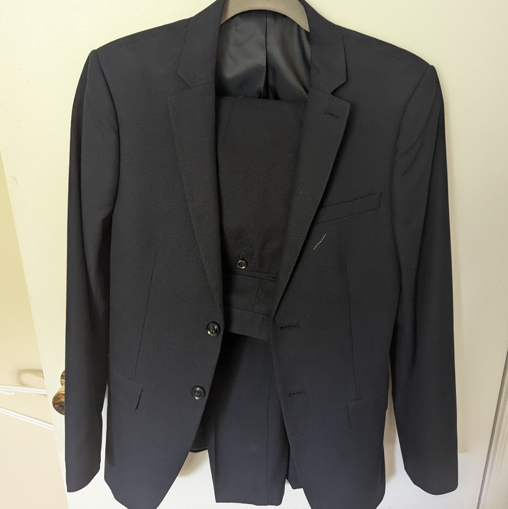 Navy Topman Men's Suit Small